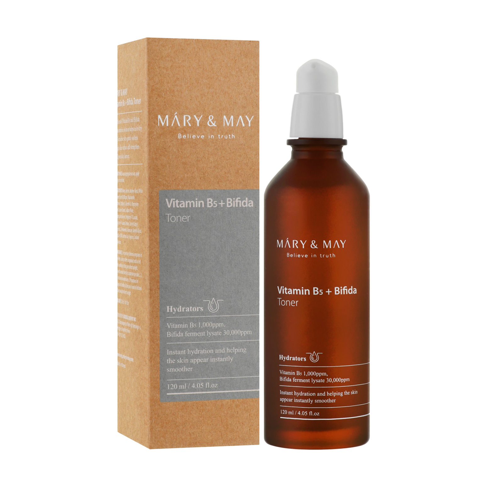MARY&MAY Тонер для лица ВОССТАНАВЛИВАЮЩИЙ ВИТАМИН В5/БИФИДА КОМПЛЕКС Vitamin B5/Bifida Toner 120 мл