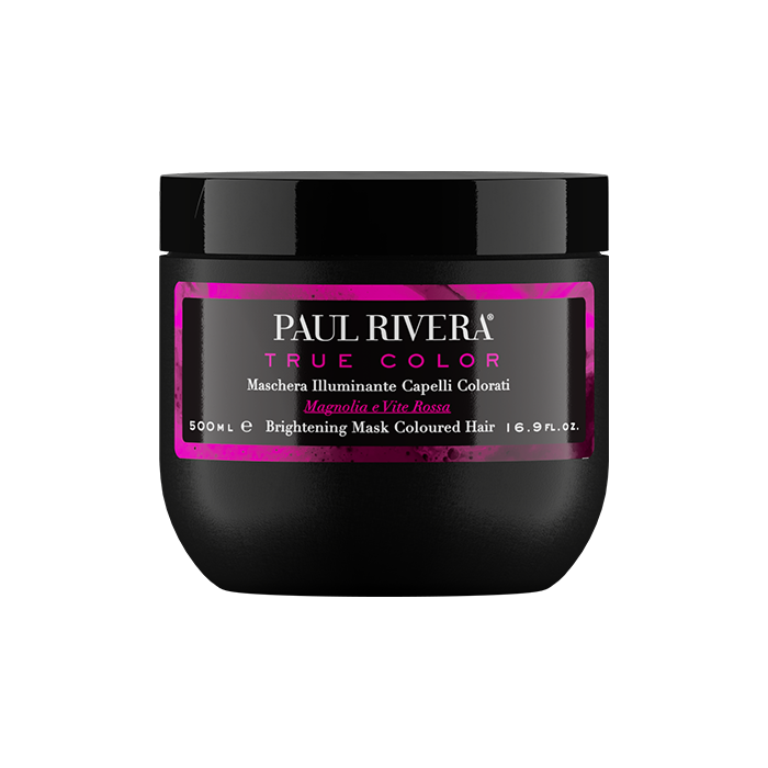 PAUL RIVERA Маска для повышения яркости окрашенных волос True Color Mask 500 мл
