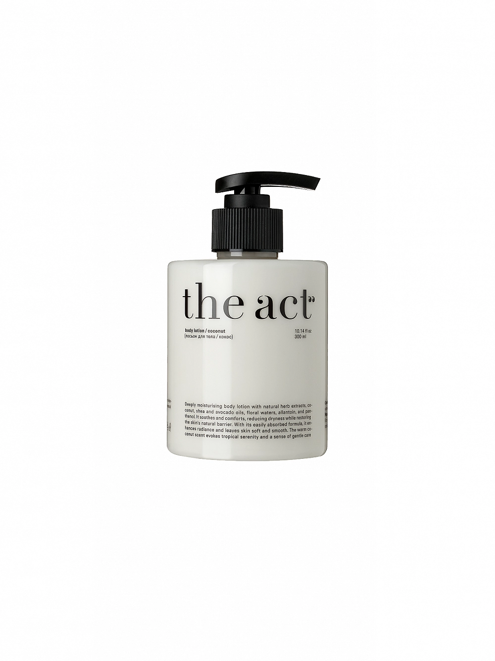 THE ACT Лосьон для тела/кокос (body lotion/coconut), 300 мл