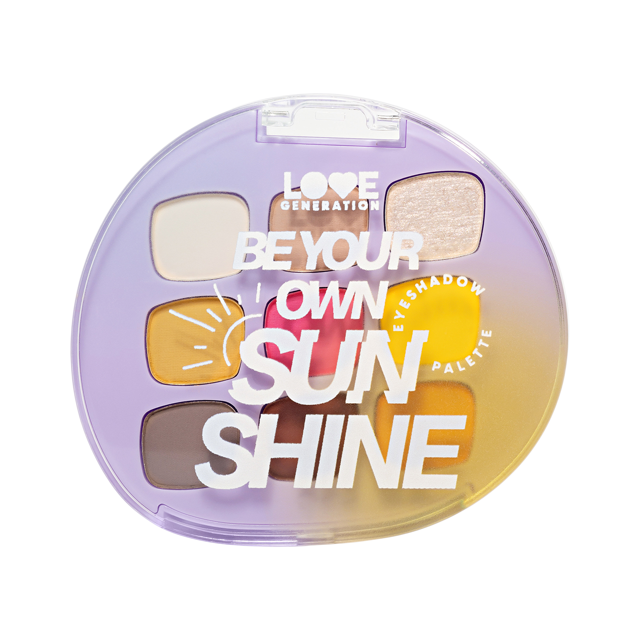 LOVE GENERATION Палетка теней д/век "Be your own sunshine" Love Gen №1