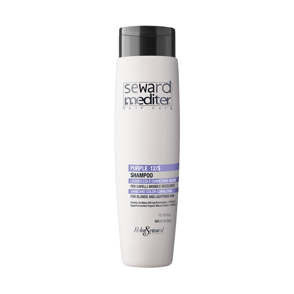 HELENA SEWARD Шампунь блеск и коррекция цвета для светлых и обесцве волос 12/S PURPLE SHAMPOO 300 мл