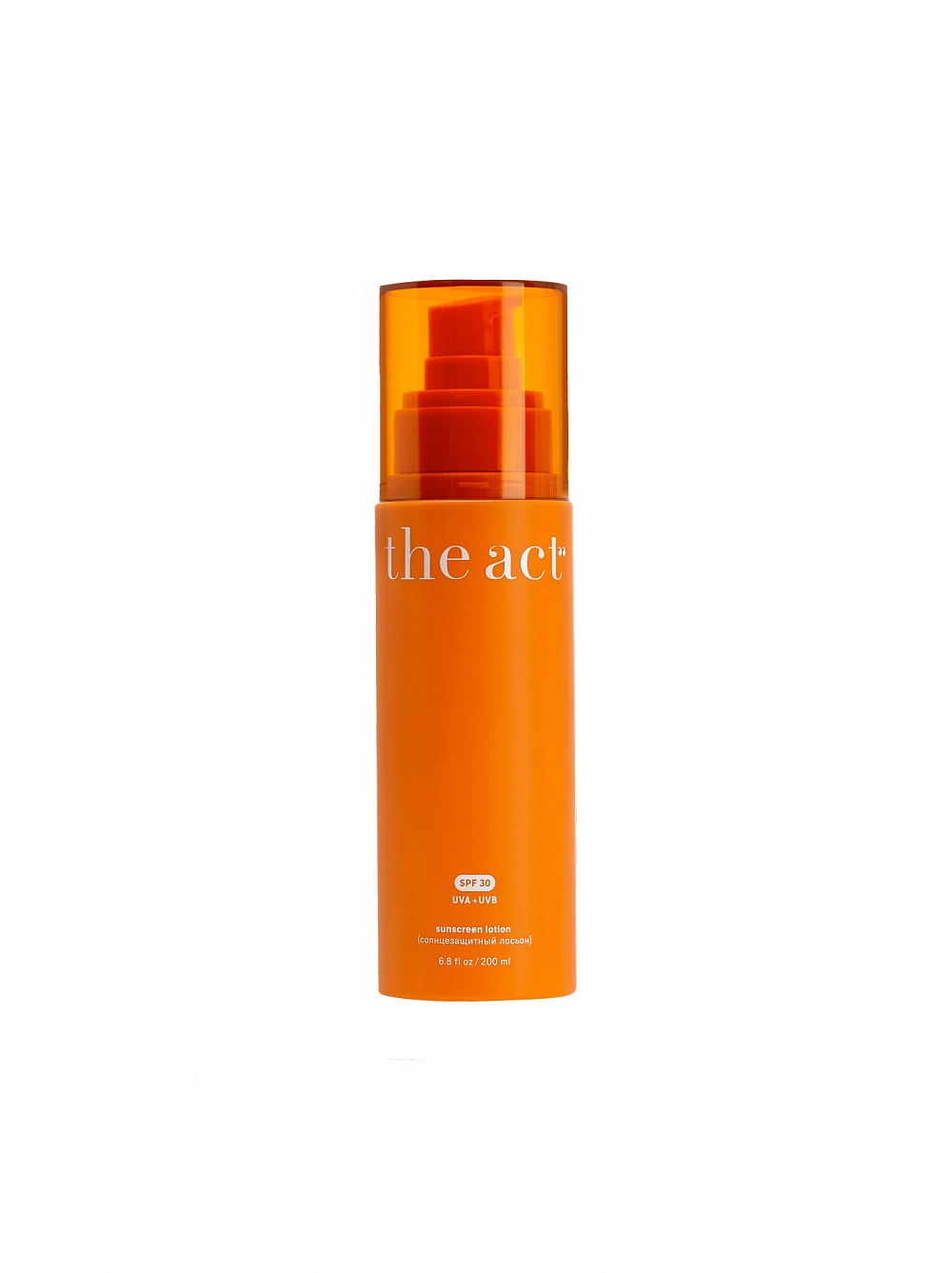 THE ACT Лосьон солнцезащитный SPF 30 (lotion sunscreen) 200 мл