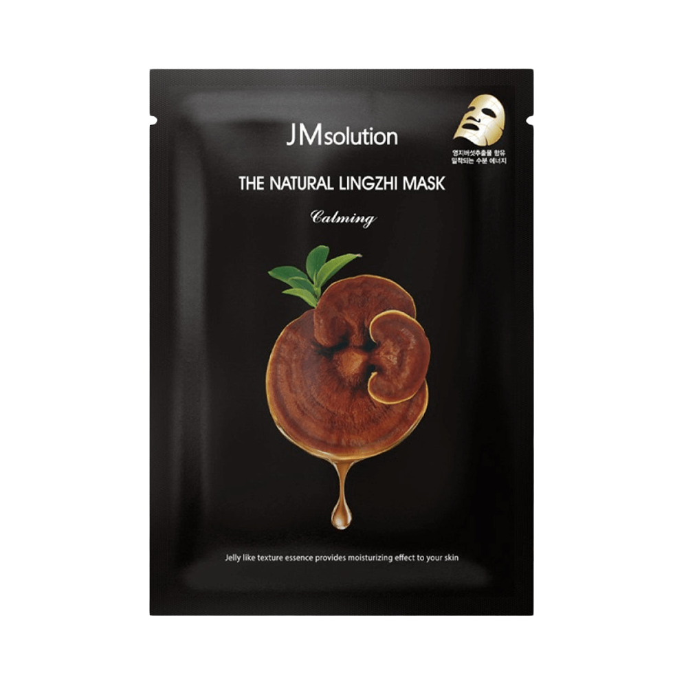 JMSolution Маска тканевая для лица ГРИБ ЛИНЧЖИ успокаивающая The Natural Lingzhi Mask 30 мл