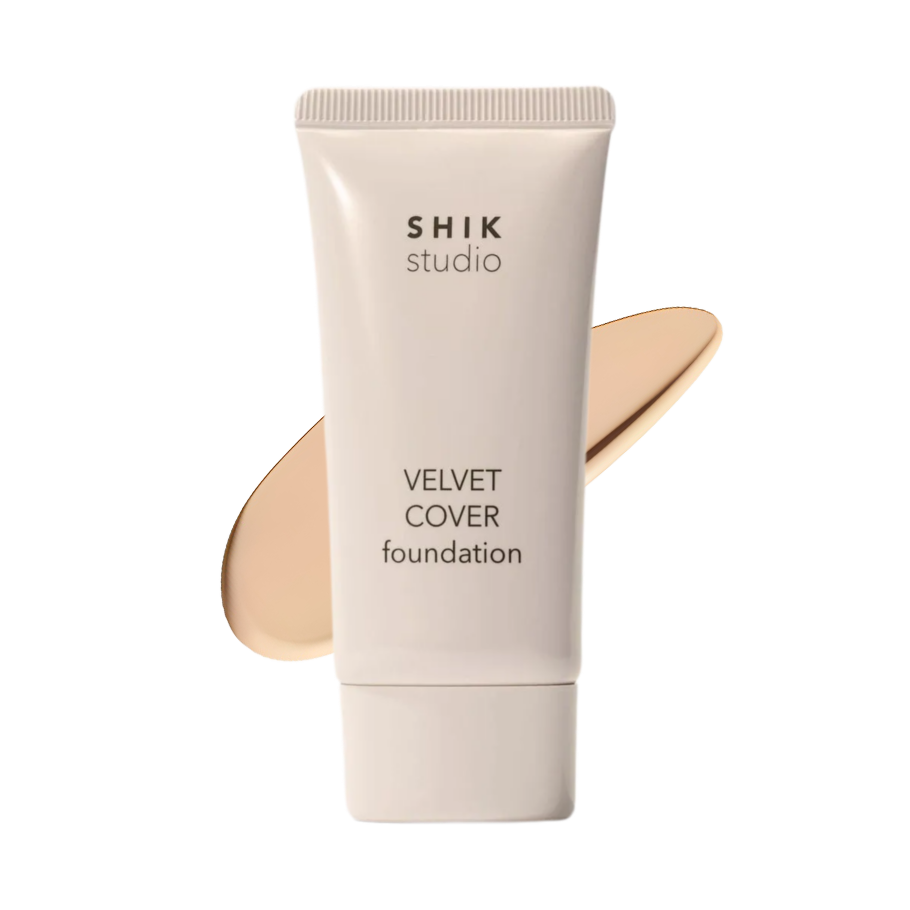 SHIK Тональный крем 102 MILK Velvet Cover Foundation вельветовый с шелковистой текстурой 30 мл