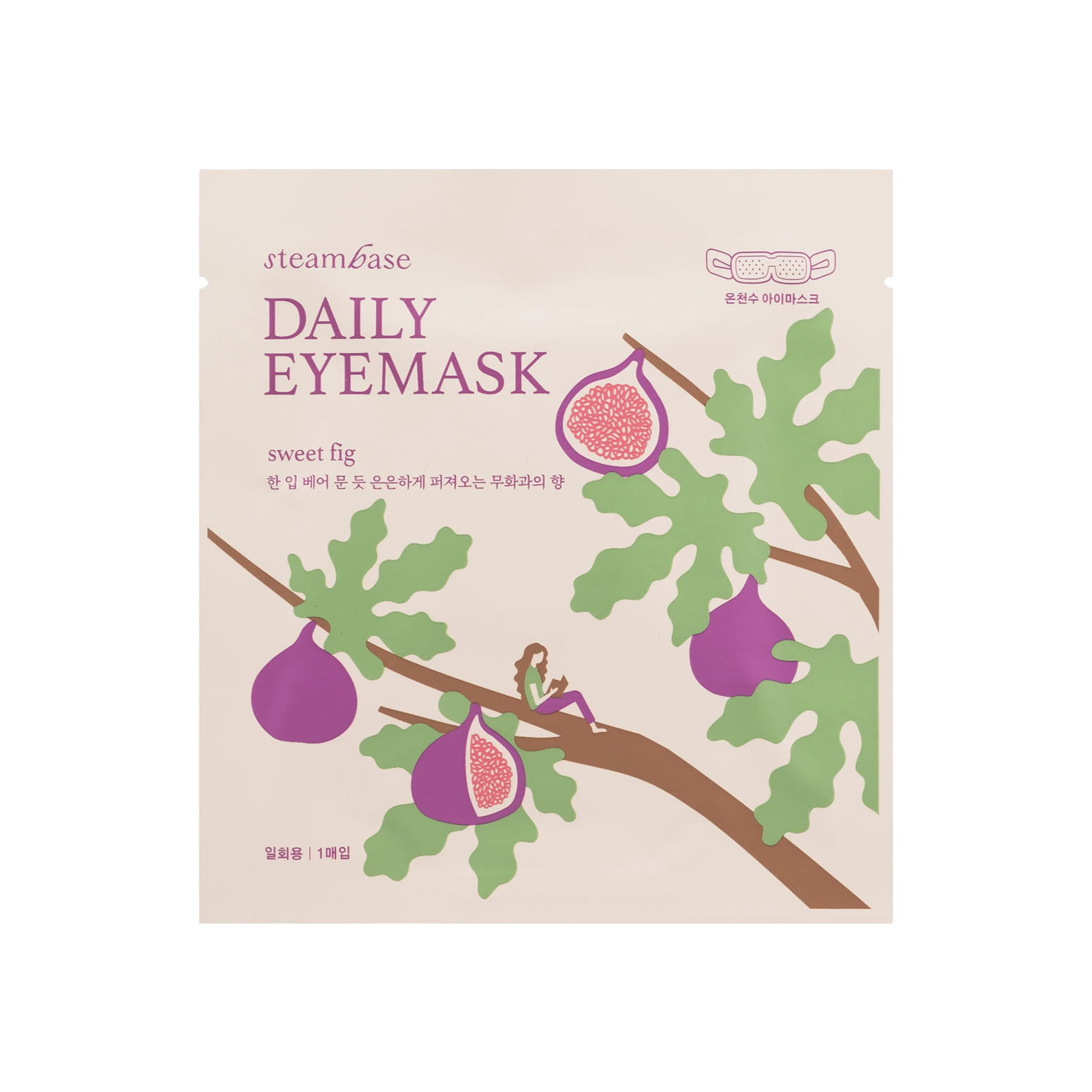 STEAMBASE Маска паровая для глаз Сладкий инжир Daily Eye Mask Sweet Fig