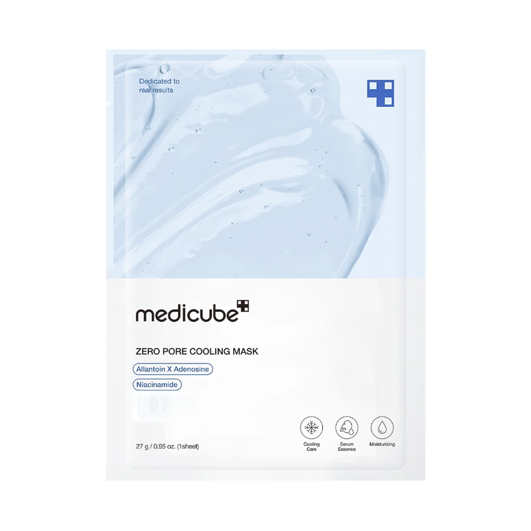 MEDICUBE Маска тканевая для лица охлаждающая Zero Pore Cooling Mask 27 мл