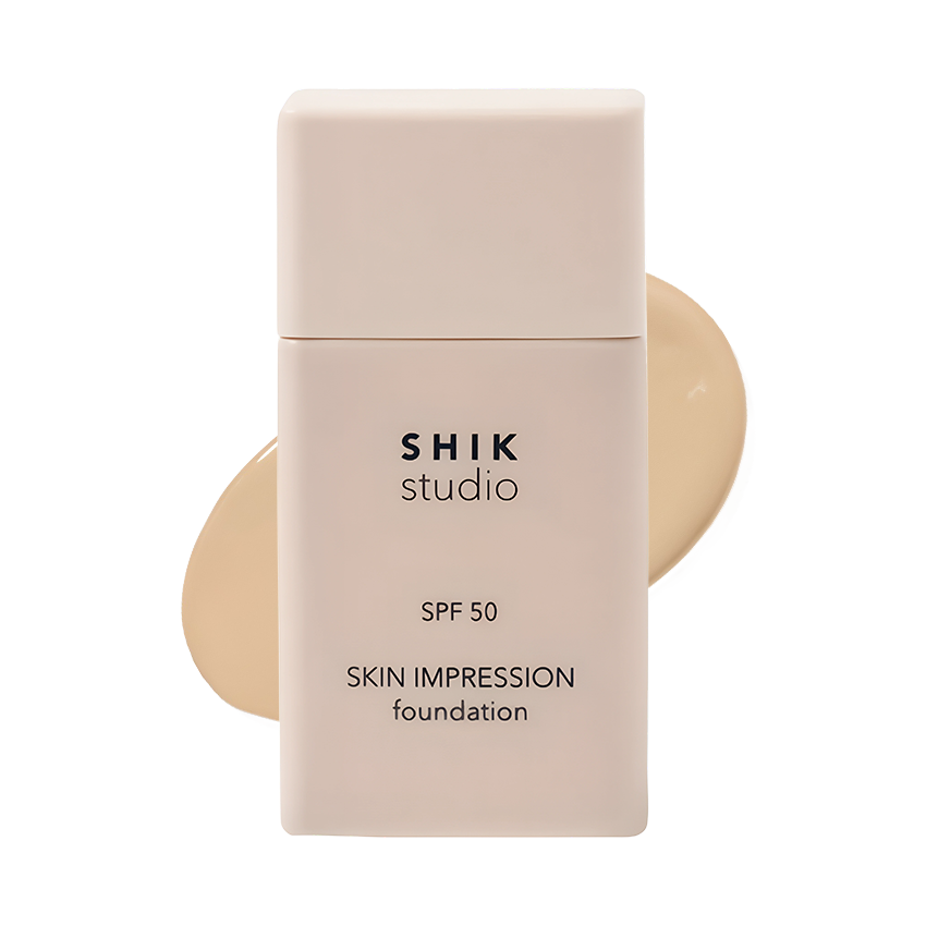 SHIK Тональный крем 202 (светло-бежевый нейтральный) увлажняющий SKIN IMPRESSION FOUNDATION SPF 50