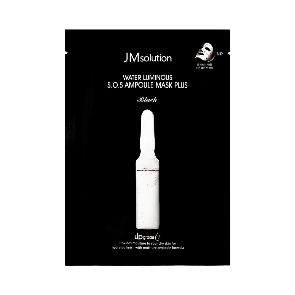 JMSolution Маска тканевая для восстановления Water Luminous S.O.S. Ampoule Black Mask 30 мл