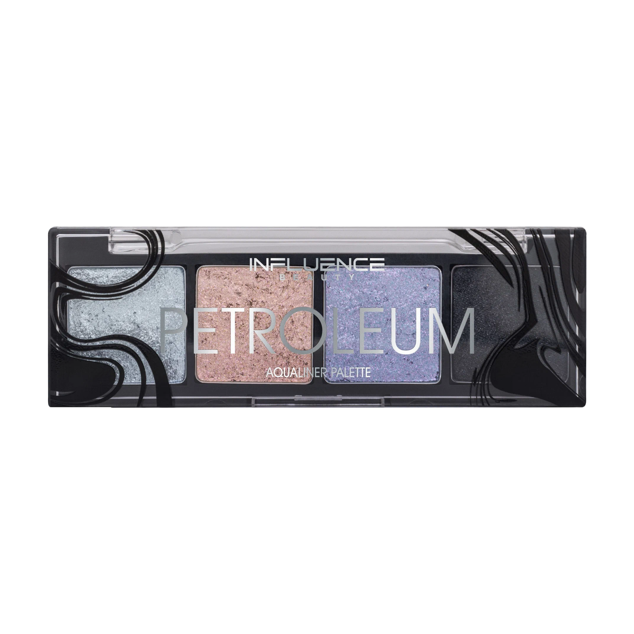 INFLUENCE BEAUTY Палетка акваподводок Aqualiner Palette "Petroleum" 01
