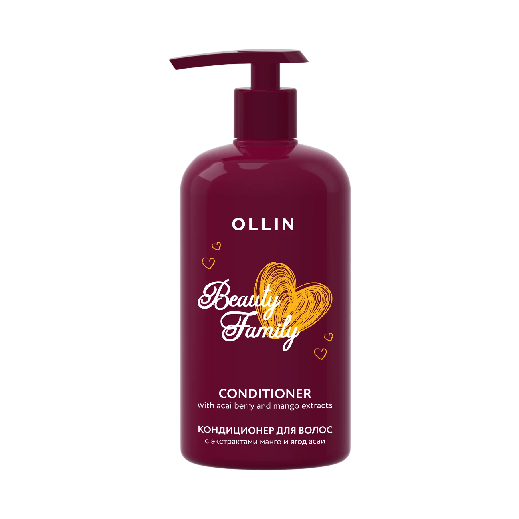 OLLIN Кондиционер для волос с экстрактом манго Beauty Familly 500 мл 