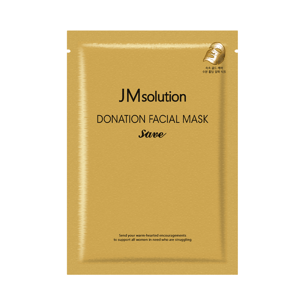 JMsolution Маска тканевая укрепляющая с золотом и пептидами 37 мл