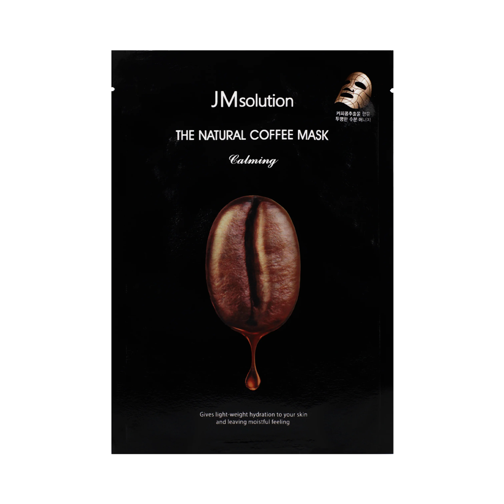 JMSolution Маска тканевая успокаивающая с экстрактом кофе Natural Coffee Mask Calming 30 мл