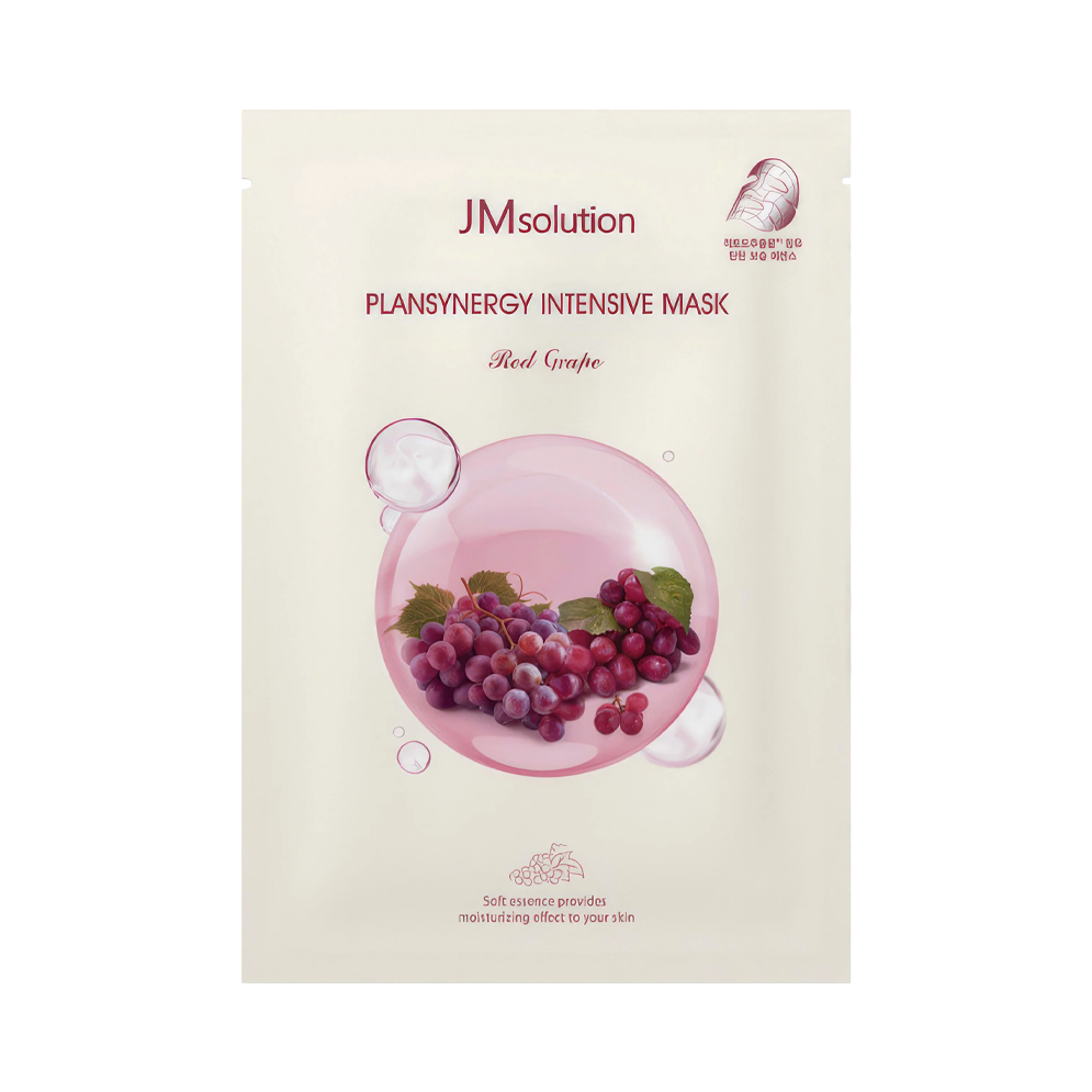 JMSolution Маска тканевая с красным виноградом Plansynergy Intensive Mask 30 мл