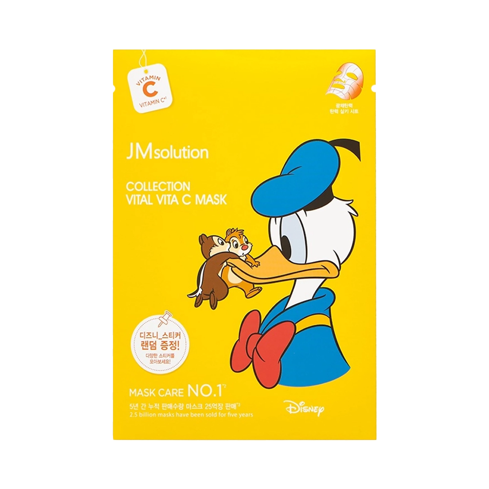 JMSolution Маска тканевая для лица с ВИТАМИНОМ С (Disney) Vital Vita C 30 мл