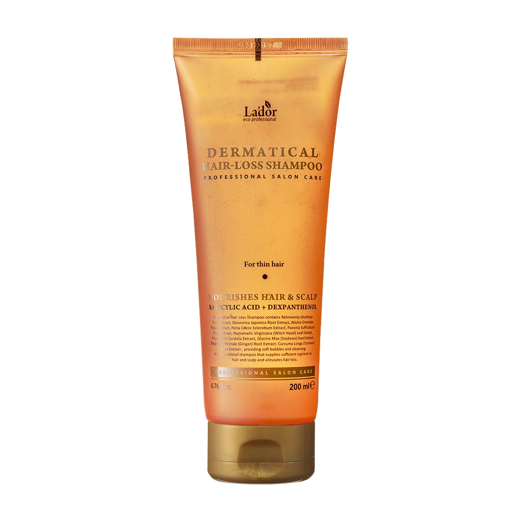 LADOR Шампунь для тонких волос укрепляющий Dermatical Hair-Loss Shampoo For Thin Hair 200 мл