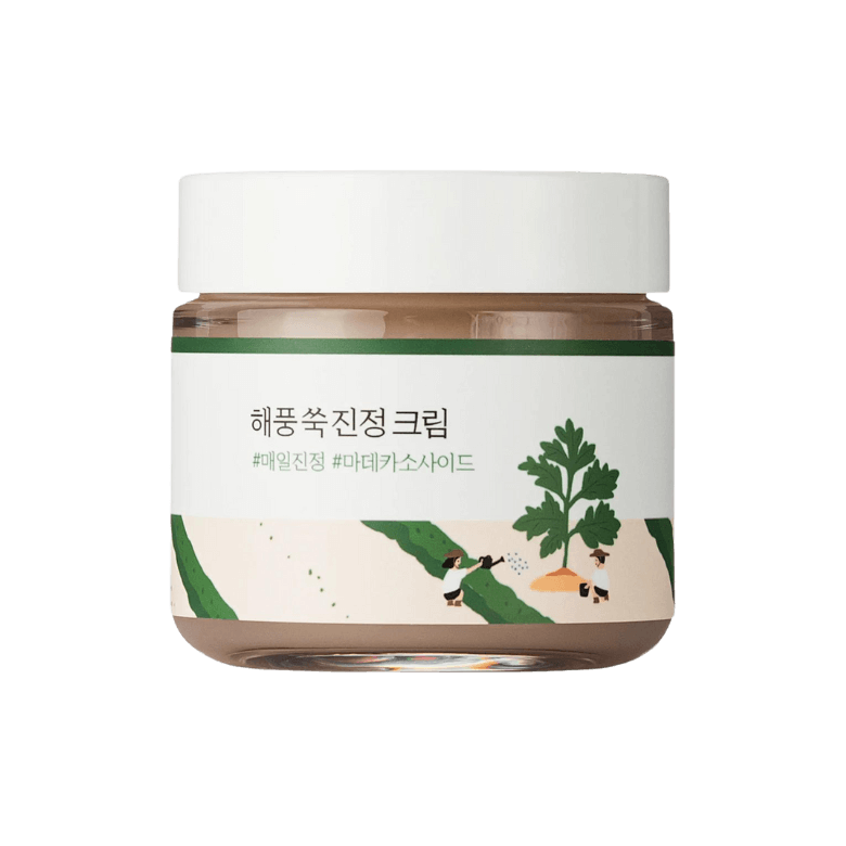 ROUND LAB Крем для лица успокаивающий с полынью Mugwort Calming Cream 80 мл