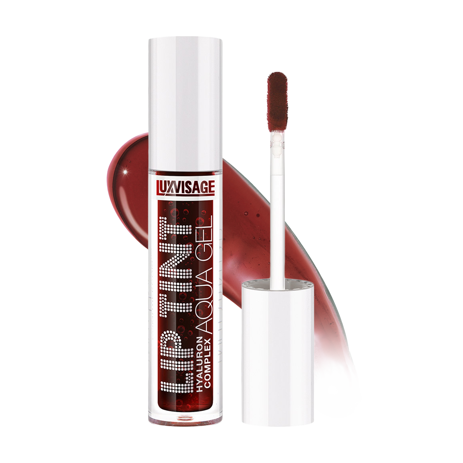 LUXVISAGE Тинт для губ 06 TOFFEE с гиалуроновым комплексом LIP TINT AQUA GEL HYALURON COMPLEX