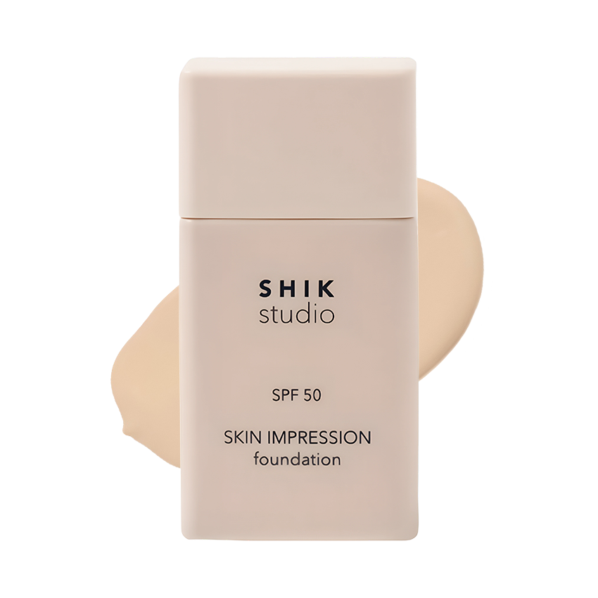 SHIK Тональный крем 201 (фарфоровый с розовым) увлажняющий SKIN IMPRESSION FOUNDATION SPF 50