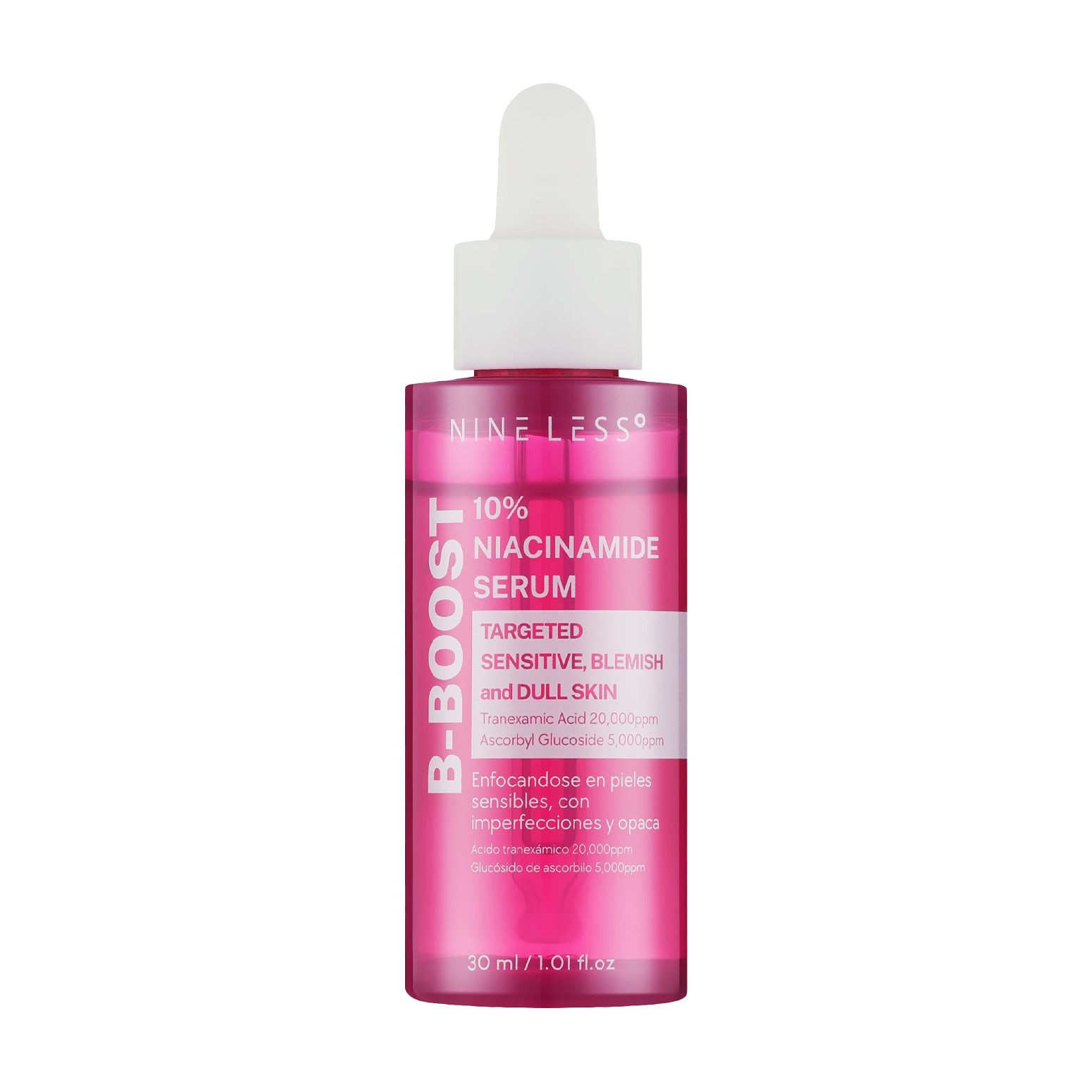 NINE LESS Сыворотка осветляющая с ниацинамидом B-Boost 10% Niacinamide Serum 30 мл