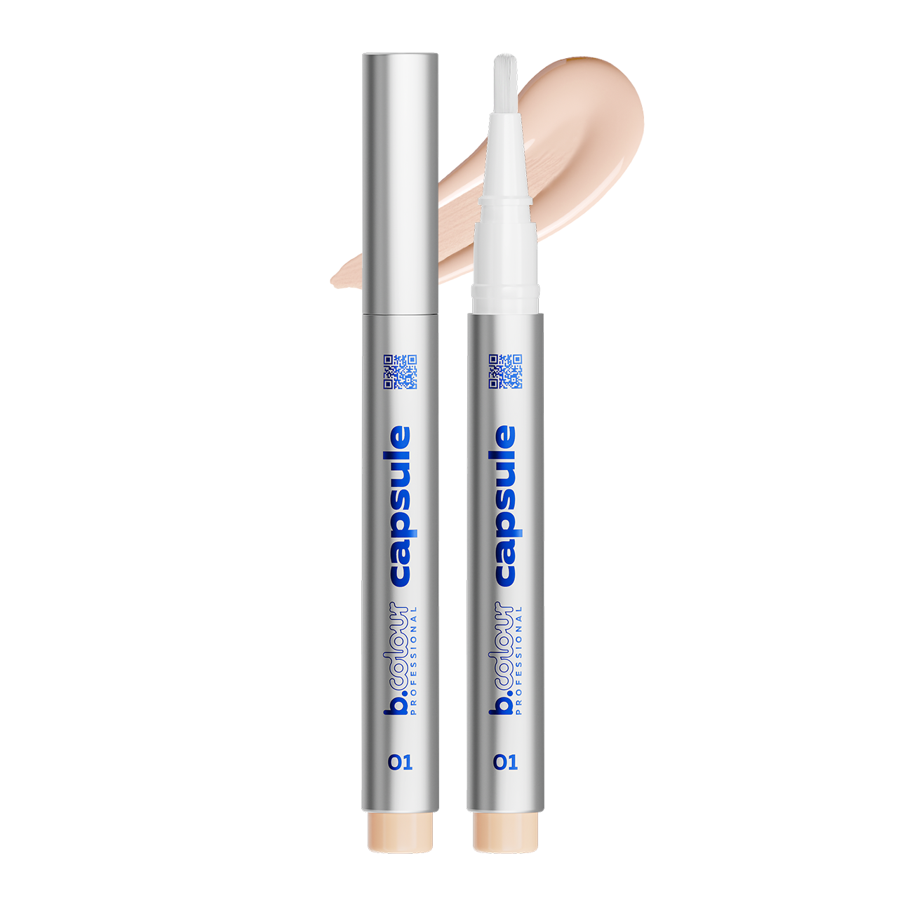 B.COLOUR PRO Консилер для лица и глаз увлажняющий / 01 Nude, 2,2 г