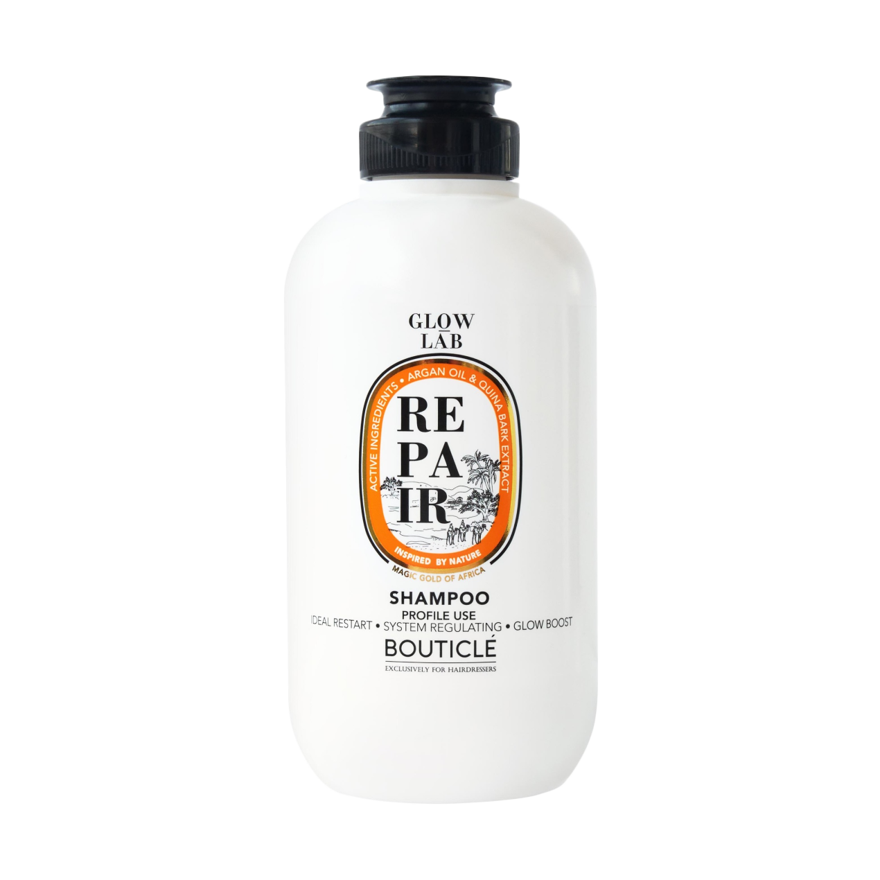 BOUTICLE Шампунь восстанавливающий придающий сияние Argan Repair Illuminating Shampoo 250 мл