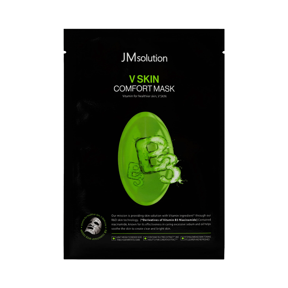 JMsolution Маска тканевая с витамином В3 V Skin Comfort Mask Vitamin B3