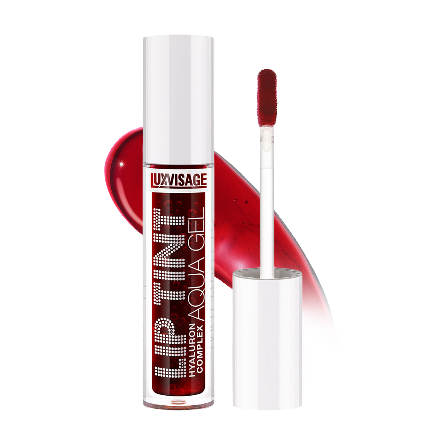 LUXVISAGE Тинт для губ 05 RED WINE с гиалуроновым комплексом LIP TINT AQUA GEL HYALURON COMPLEX
