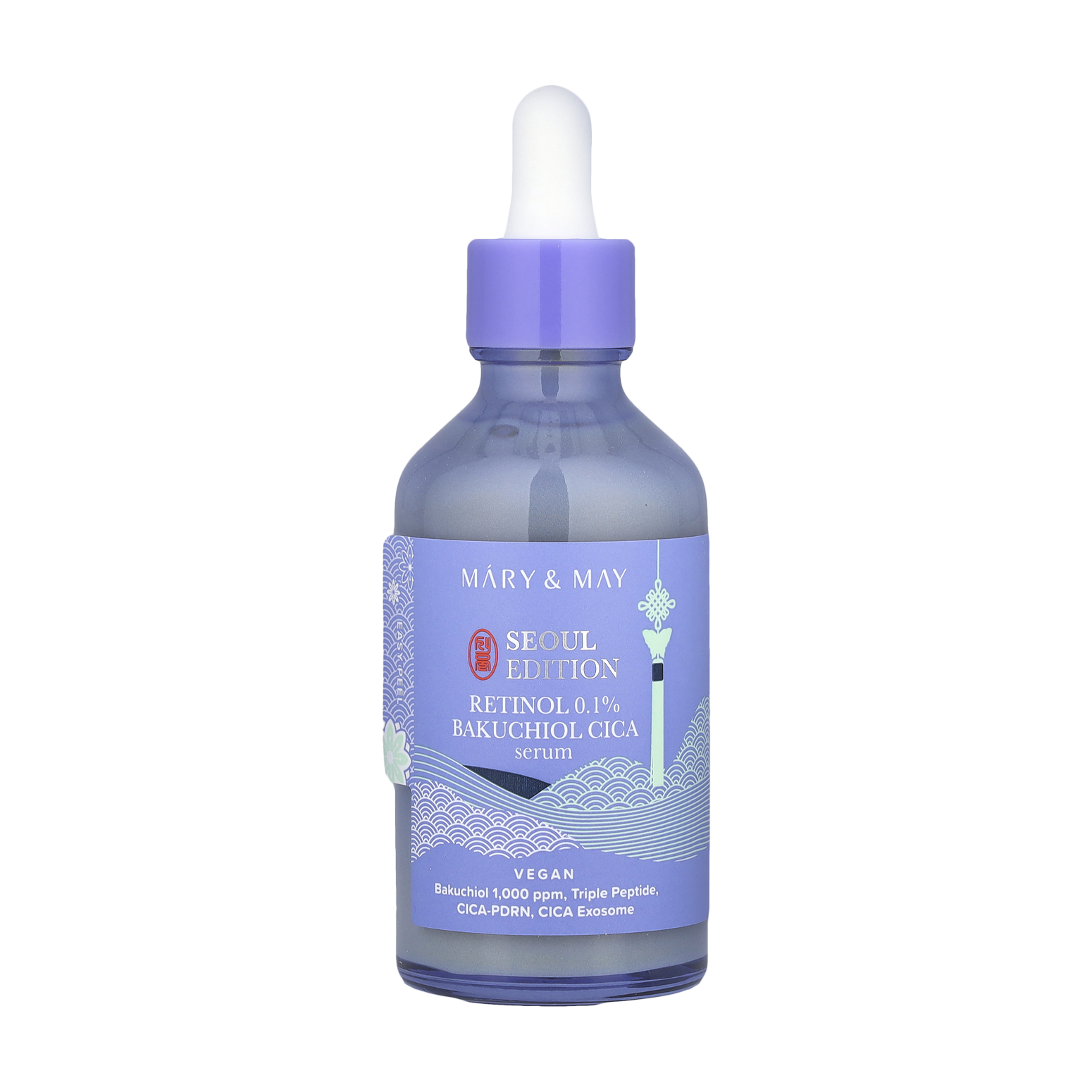 MARY&MAY Сыворотка антивозрастная с ретинолом и бакучиолом Retinol 0,1% Bakuchiol Cica Serum 80 мл