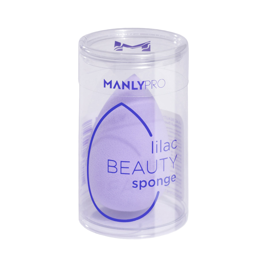 MANLY PRO Спонж-бьюти LBS1 лиловый Lilac Beauty Sponge 1 шт