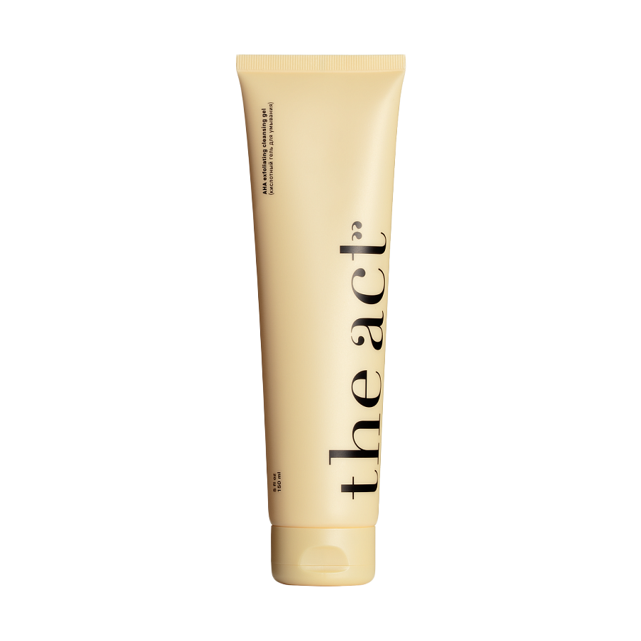 THE ACT Гель кислотный для умывания (AHA exfoliating cleansing gel), 150 мл